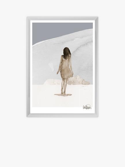 Brookpace Lascelles Anna Bulow 'Summer' Limited Edition Framed Print, 77 x 57cm, Grey, Grey