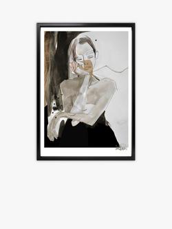 Brookpace Lascelles Anna Bulow 'This Too Shall Pass' Limited Edition Framed Print, 75 x 55cm, Grey, Grey