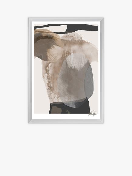Brookpace Lascelles Anna Bulow 'Monument 2' Limited Edition Framed Print, 77 x 57cm, Grey, Grey