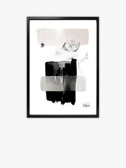 Brookpace Lascelles Anna Bulow 'Symphony Of Now' Limited Edition Framed Print, 75 x 55cm, Black, Black