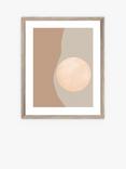 Brookpace Lascelles Earth Tones Scandi Framed Print, 57 x 47cm, Brown