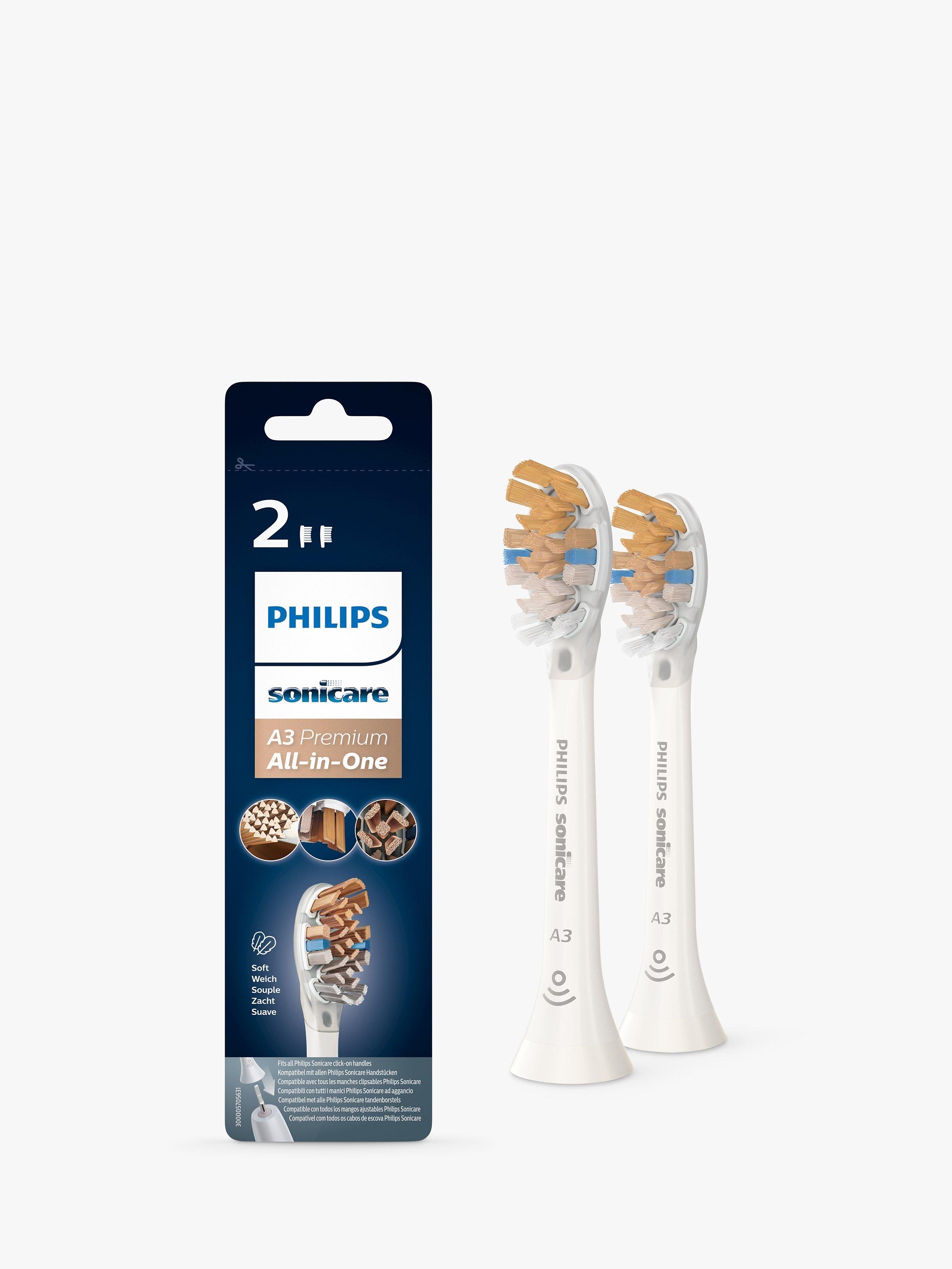 Philips Sonicare HX9092/10 All-in-one Brush Heads, Pack of 2, White