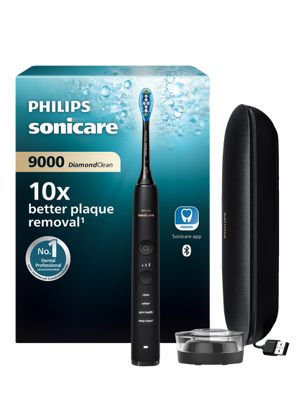 Philips Sonicare HX9911 DiamondClean 9000 Electric Toothbrush with App, Black