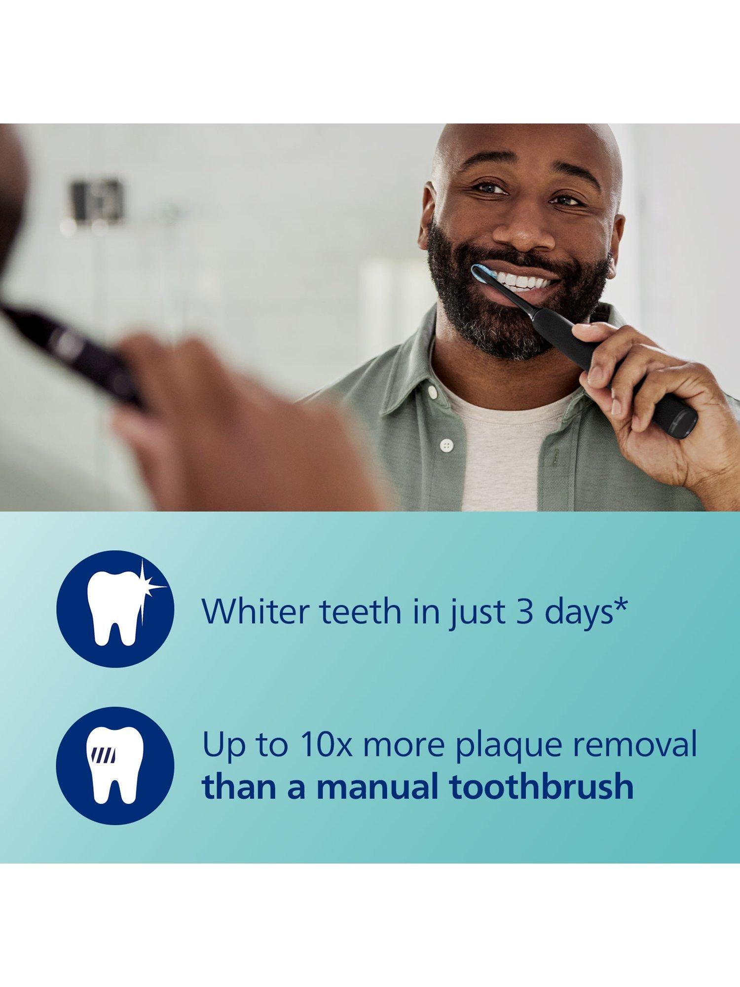 Product image 3 of 8, which shows Philips Sonicare HX9911 DiamondClean 9000 Electric Toothbrush with App, Black