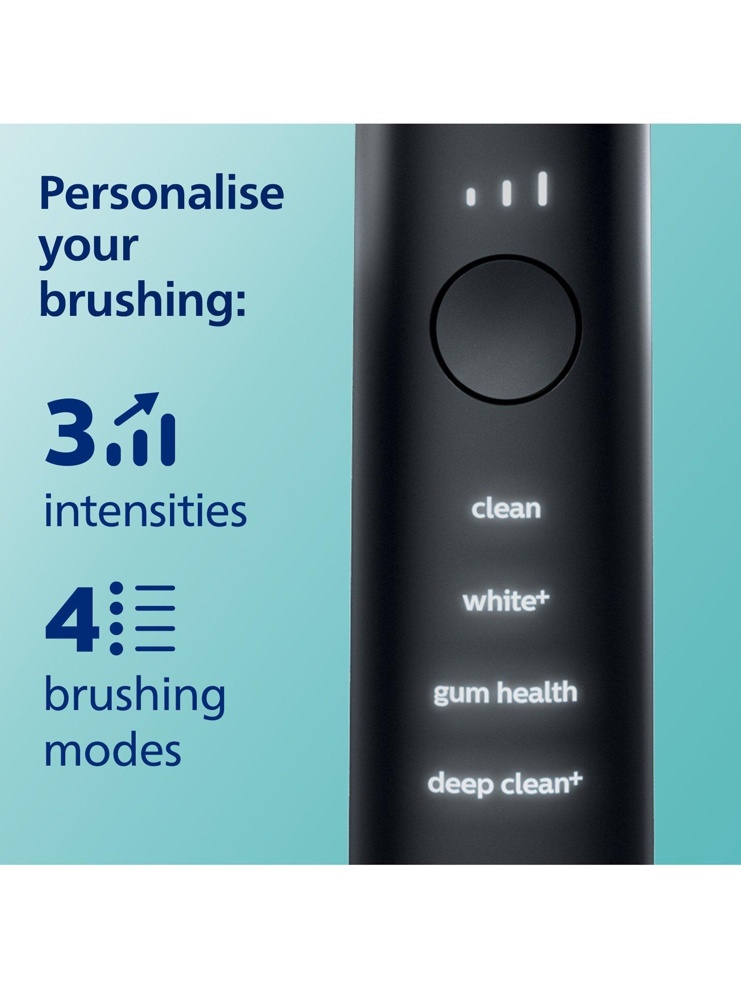Product image 5 of 8, which shows Philips Sonicare HX9911 DiamondClean 9000 Electric Toothbrush with App, Black