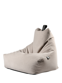 Extreme Lounging Mighty Brushed Suede Bean Bag, Stone