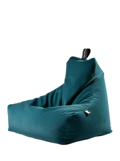 Extreme Lounging Mighty Brushed Suede Bean Bag, Teal