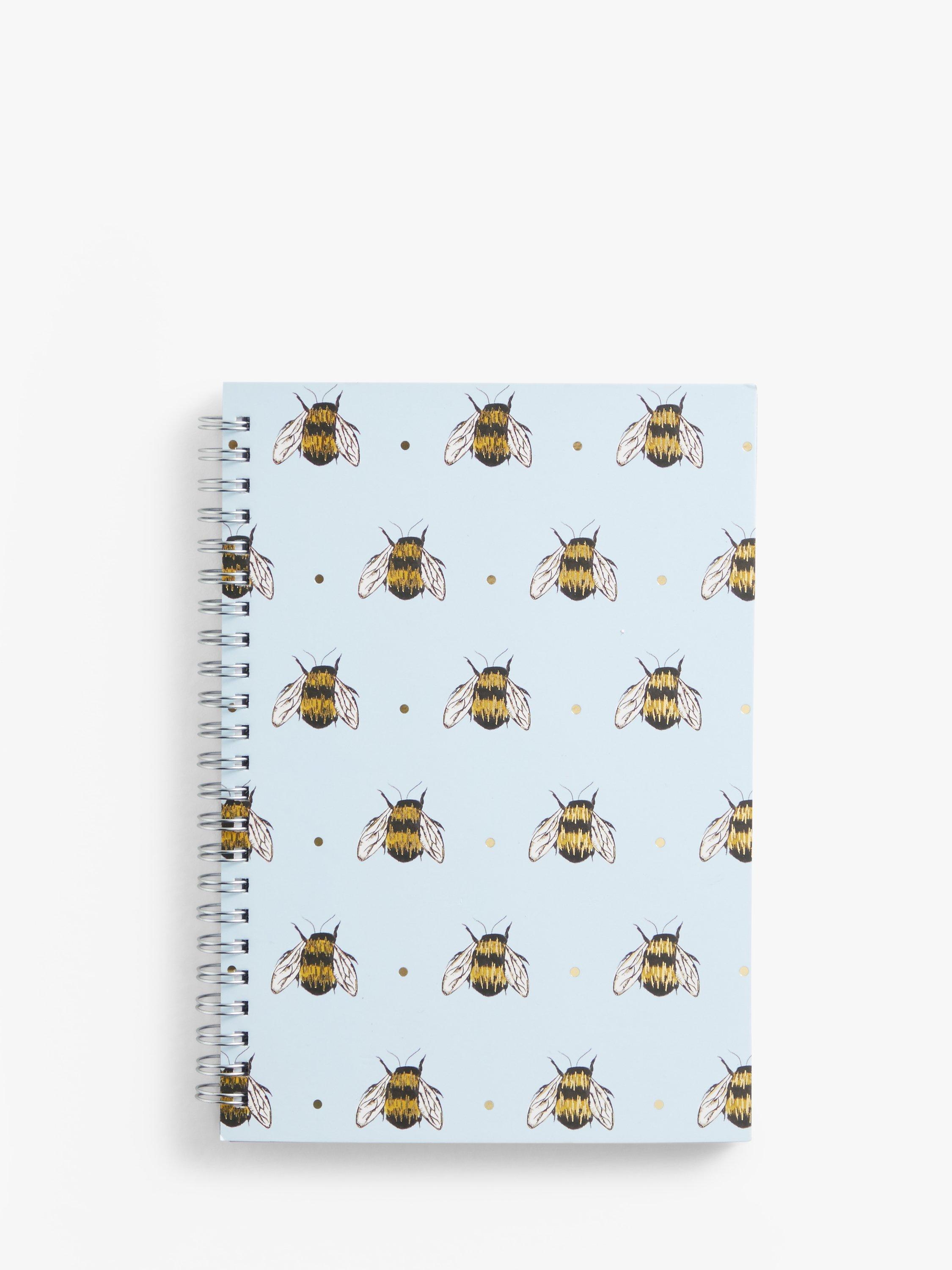John Lewis A5 Bees Notebook