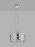 Impex Lola Crystal Ceiling Light, Large