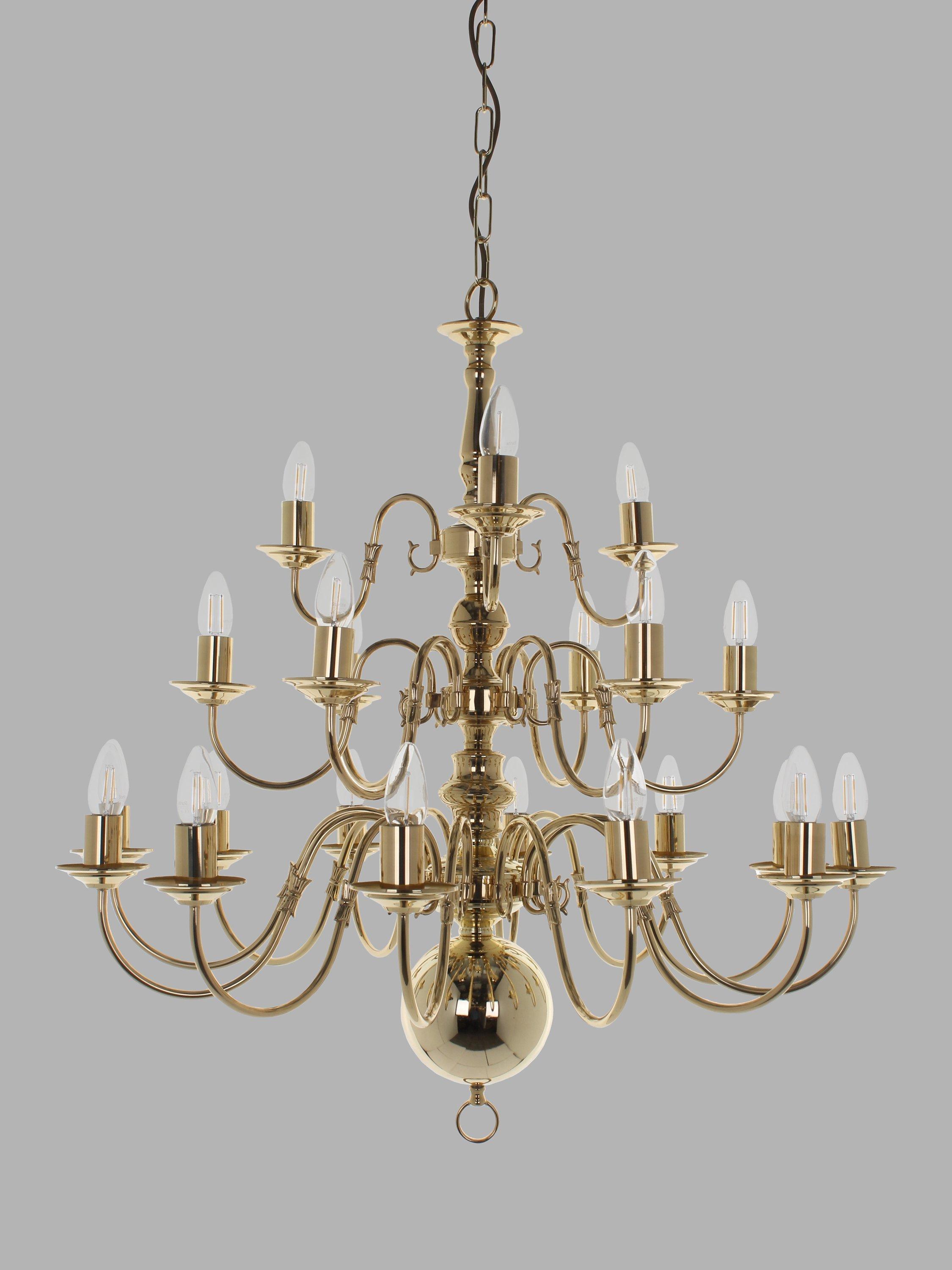Impex Flemish 21 Arm Ceiling Light