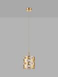 Impex Lola Crystal Pendant Ceiling Light