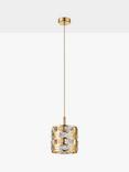 Impex Lola Crystal Pendant Ceiling Light