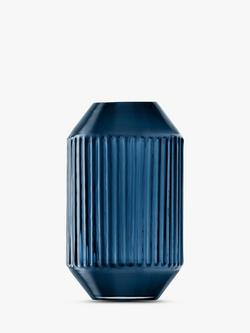 LSA International Rotunda Vase, H15cm, Sapphire