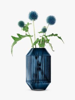 LSA International Rotunda Vase, H15cm - view 2, Sapphire
