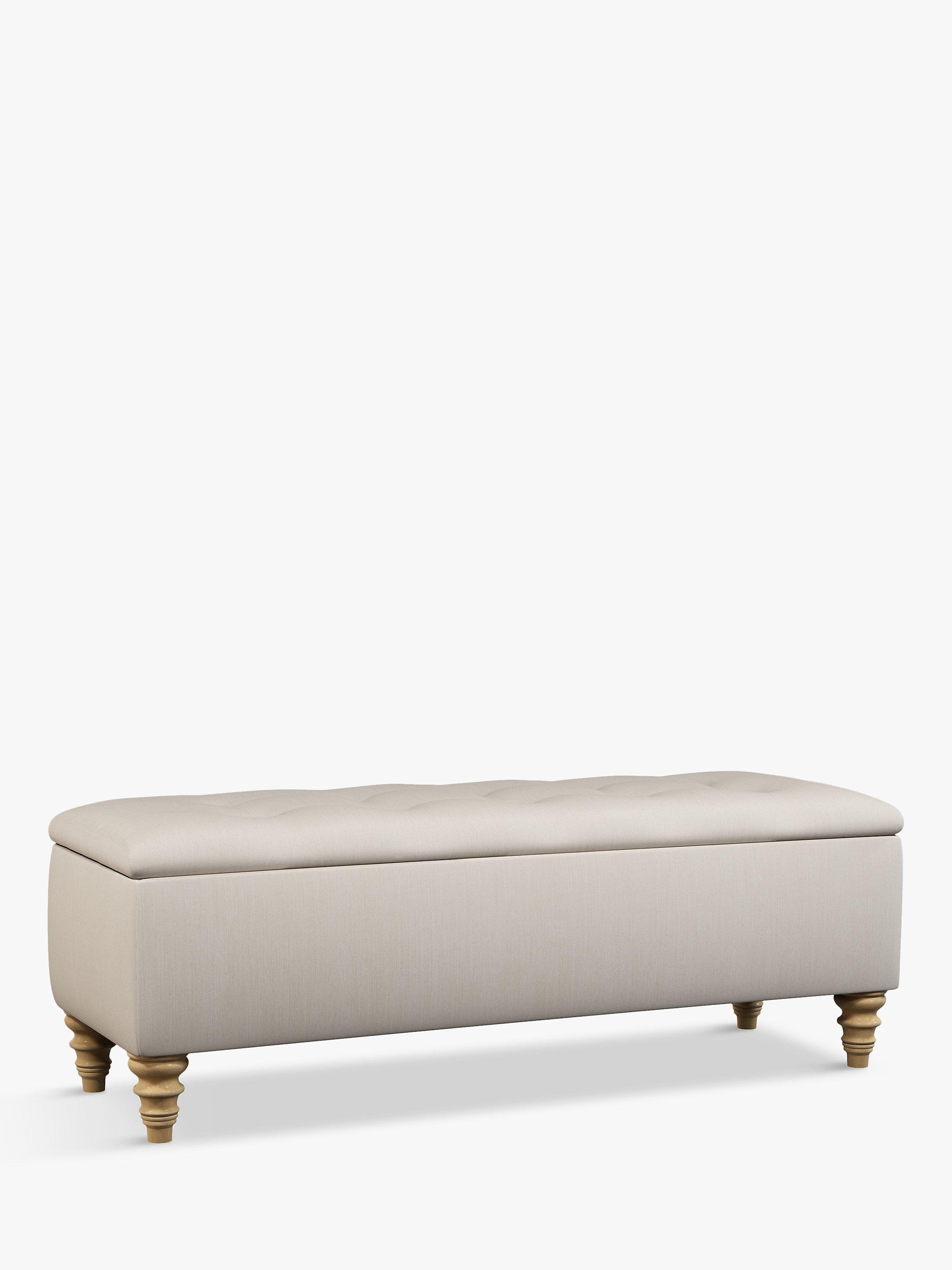 John Lewis & Partners Rouen Upholstered Ottoman Storage Box