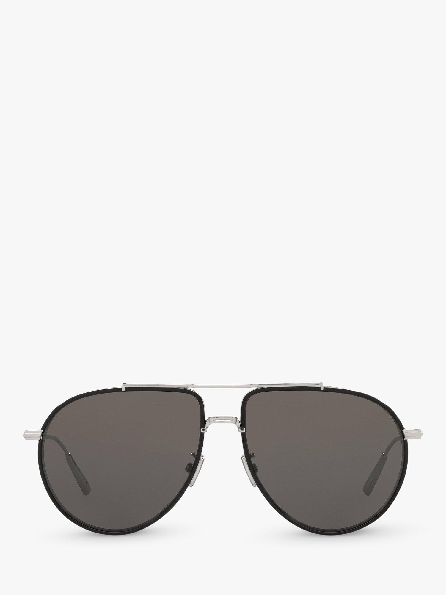 Product image 3 of 9, which shows DIOR DIORBlackSuit AU Men's Pilot Sunglasses, Gunmetal Grey