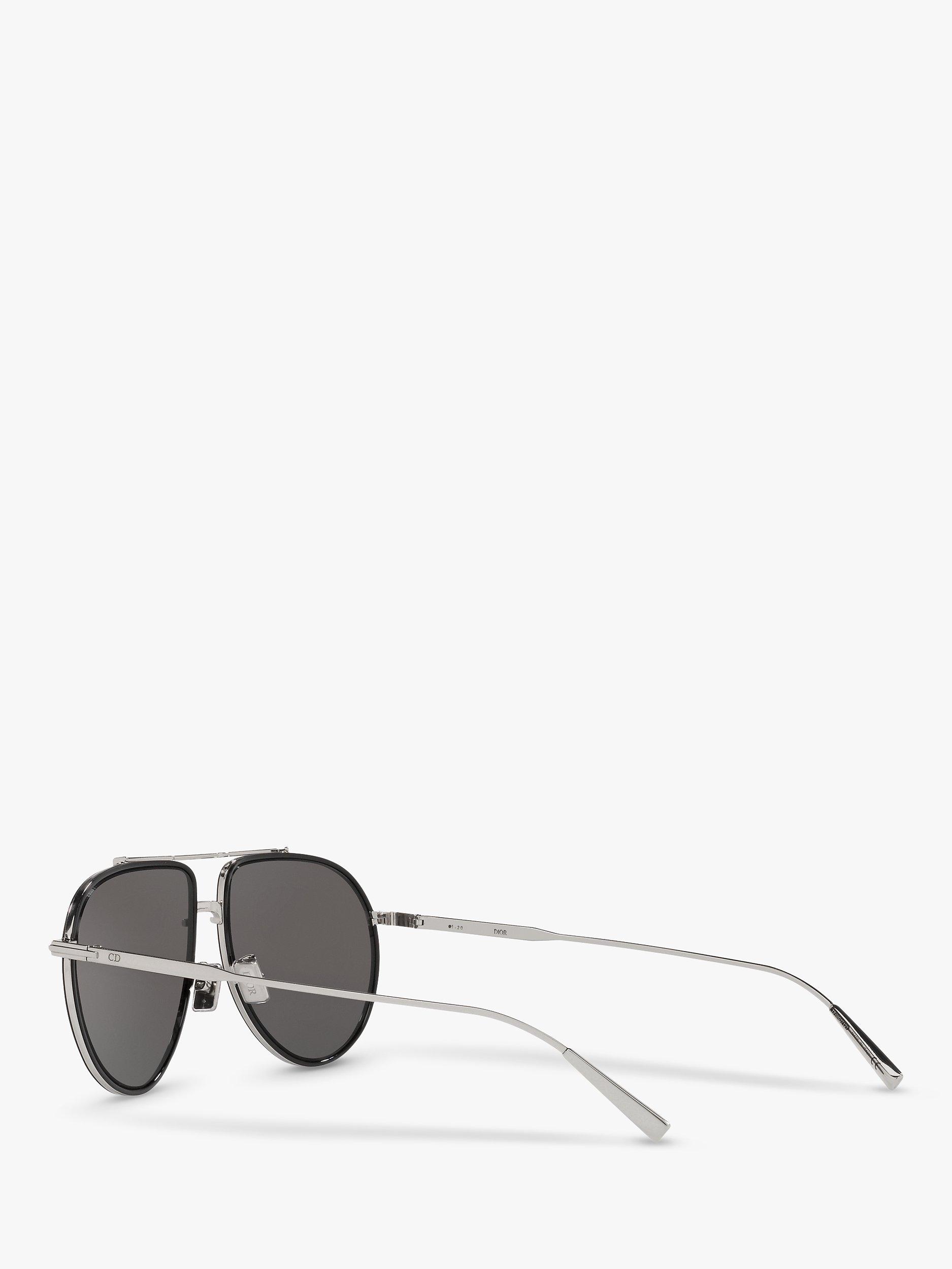 Product image 5 of 9, which shows DIOR DIORBlackSuit AU Men's Pilot Sunglasses, Gunmetal Grey