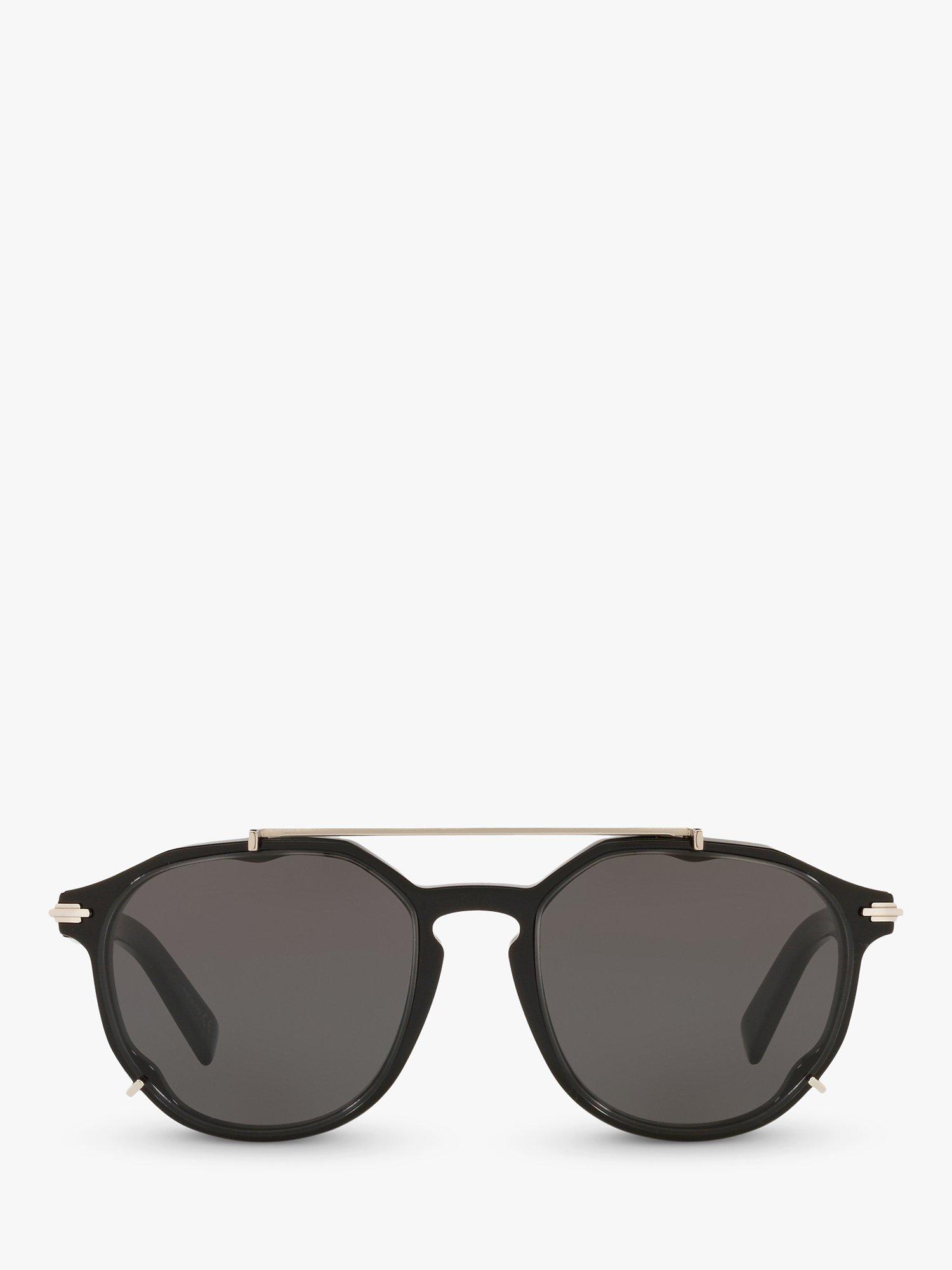 Product image 3 of 9, which shows DIOR DIORBlackSuit RI Men's Round Sunglasses, Black