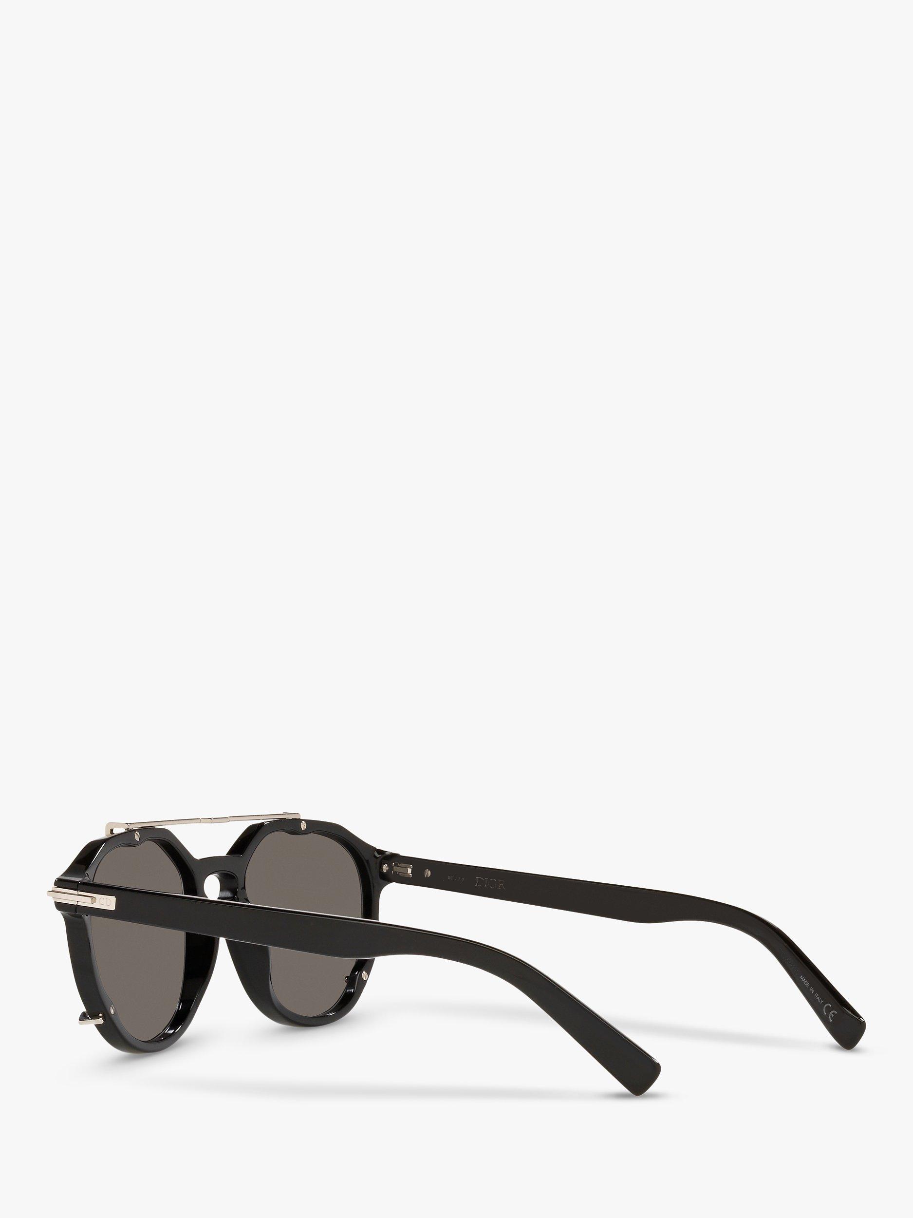Product image 5 of 9, which shows DIOR DIORBlackSuit RI Men's Round Sunglasses, Black