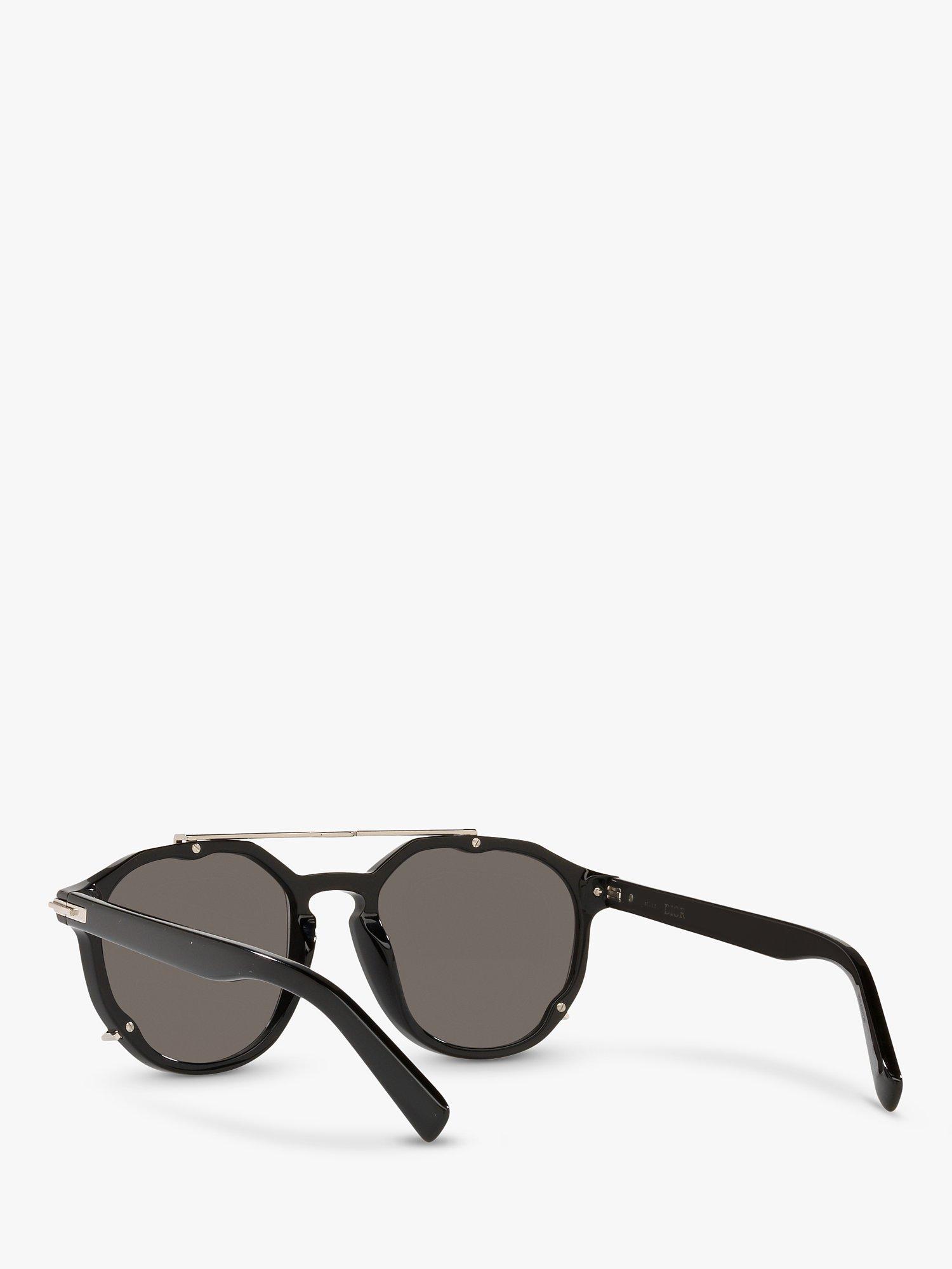 Product image 6 of 9, which shows DIOR DIORBlackSuit RI Men's Round Sunglasses, Black
