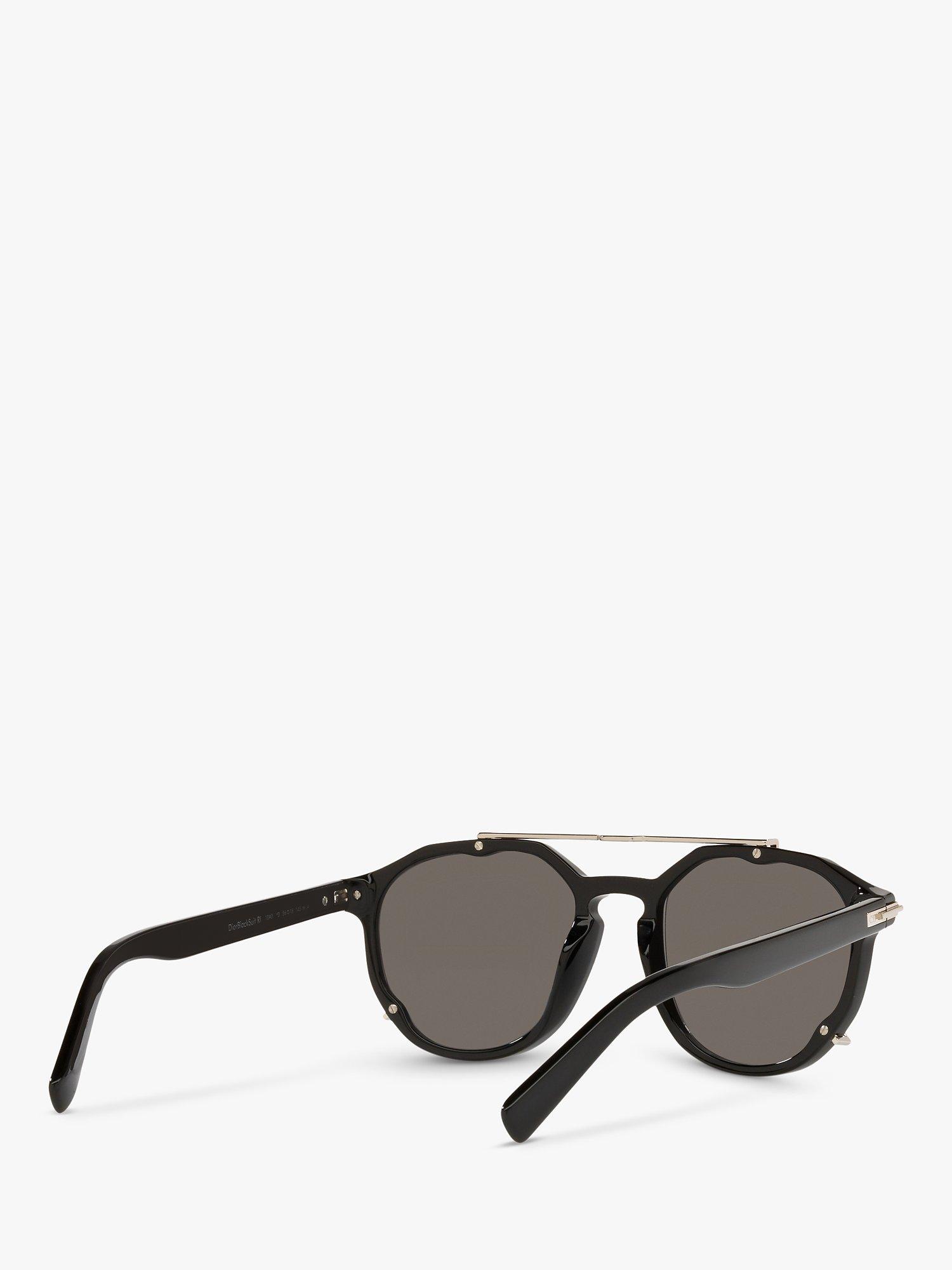 Product image 8 of 9, which shows DIOR DIORBlackSuit RI Men's Round Sunglasses, Black