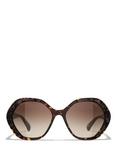 CHANEL Irregular Sunglasses CH5451 Shiny Tortoise/Brown Gradient