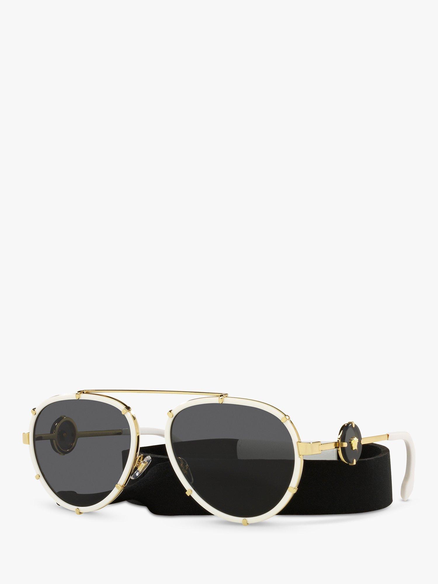 Versace women's aviator sunglasses sales