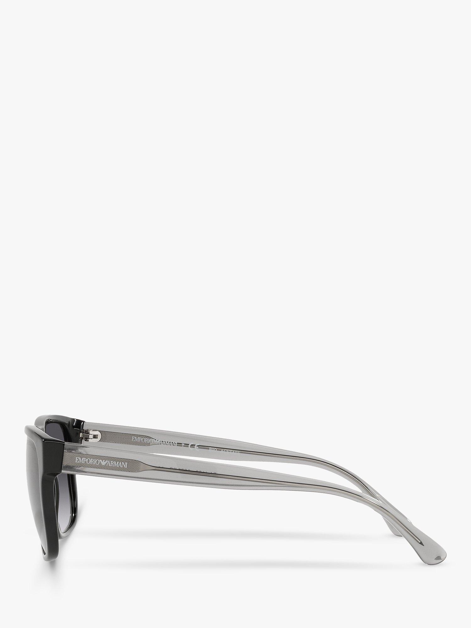 Product image 3 of 5, which shows Emporio Armani EA4163 Men's Square Sunglasses, Black/Grey Gradient