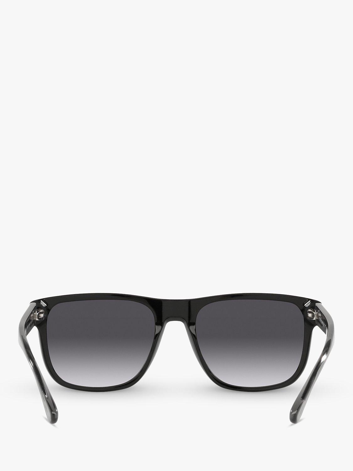 Product image 5 of 5, which shows Emporio Armani EA4163 Men's Square Sunglasses, Black/Grey Gradient