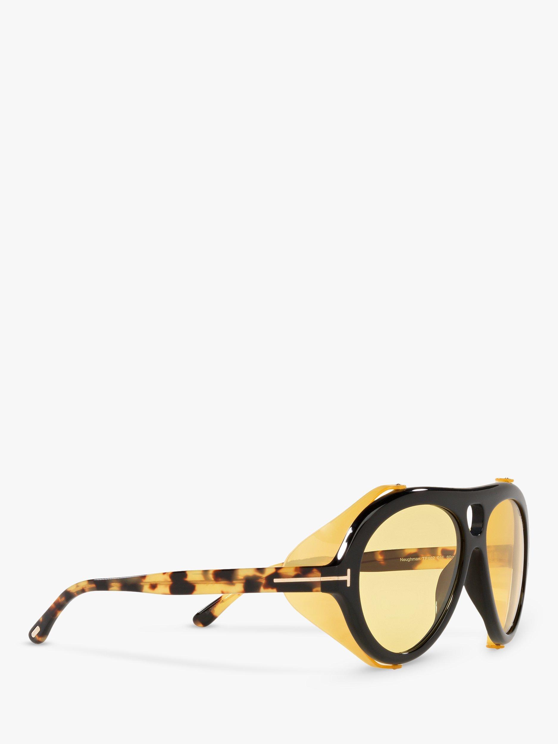 Product image 11 of 11, which shows TOM FORD FT0882 Men's Aviator Sunglasses, Black