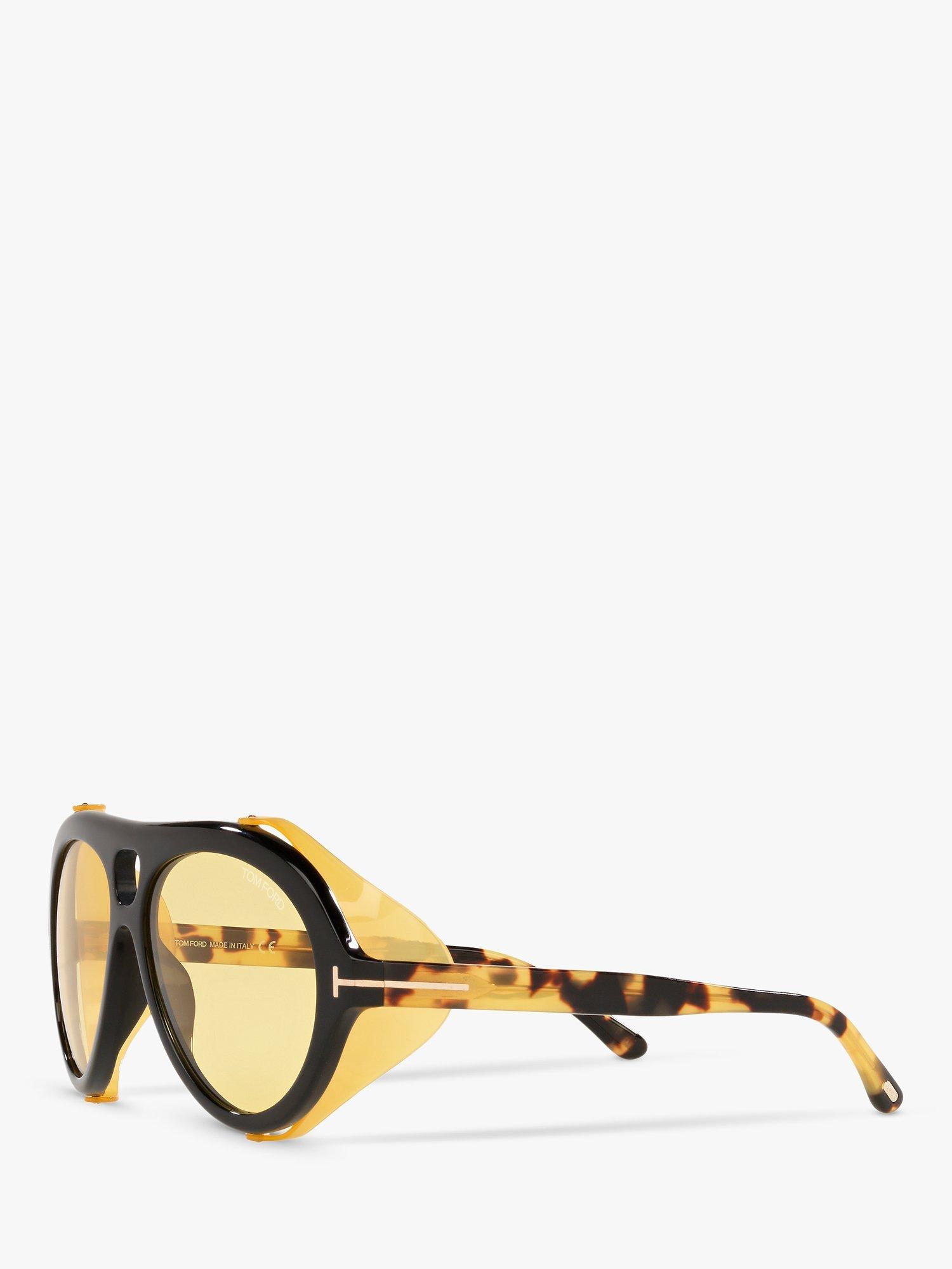 Product image 2 of 11, which shows TOM FORD FT0882 Men's Aviator Sunglasses, Black