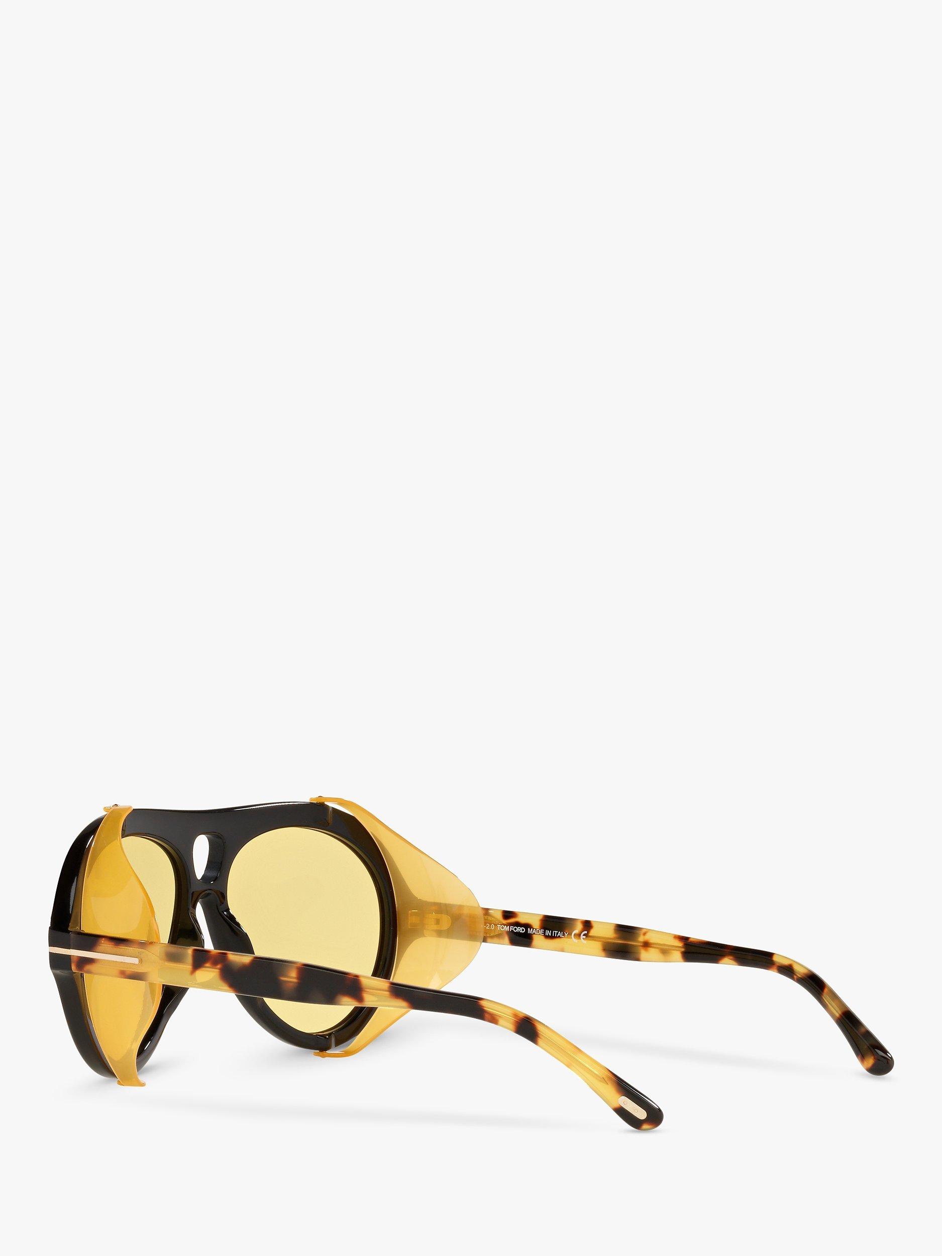Product image 5 of 11, which shows TOM FORD FT0882 Men's Aviator Sunglasses, Black