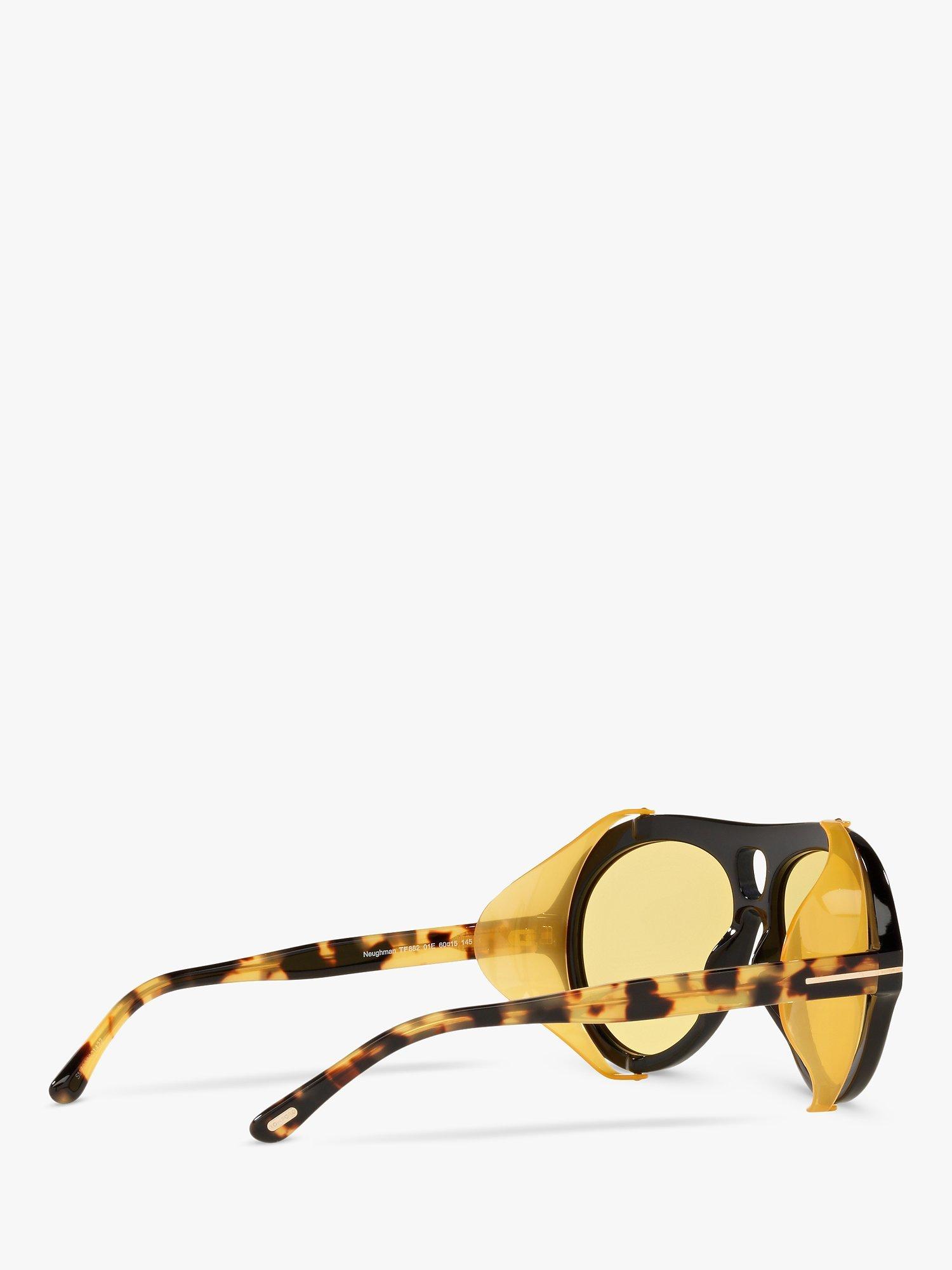 Product image 9 of 11, which shows TOM FORD FT0882 Men's Aviator Sunglasses, Black