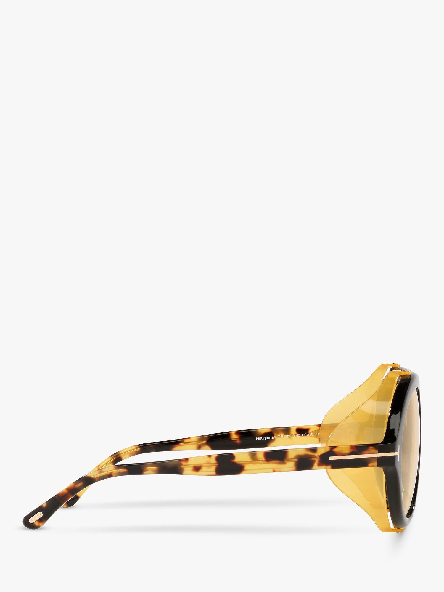 Product image 10 of 11, which shows TOM FORD FT0882 Men's Aviator Sunglasses, Black
