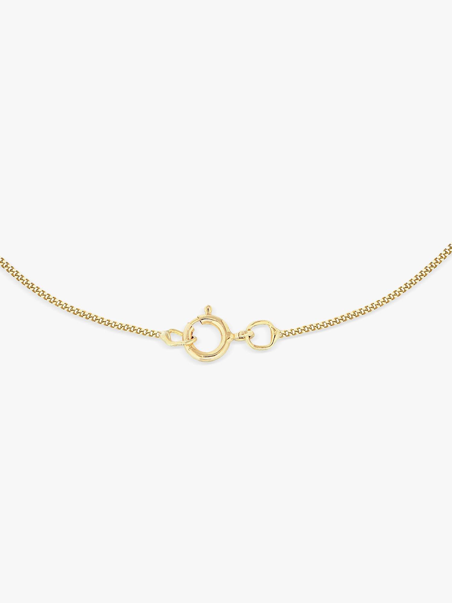 Product image 3 of 4, which shows IBB 9ct Yellow Gold Zodiac Necklace, Sagittarius