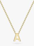 IBB 9ct Yellow Gold Initial Necklace