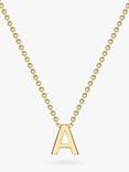 IBB 9ct Yellow Gold Initial Necklace