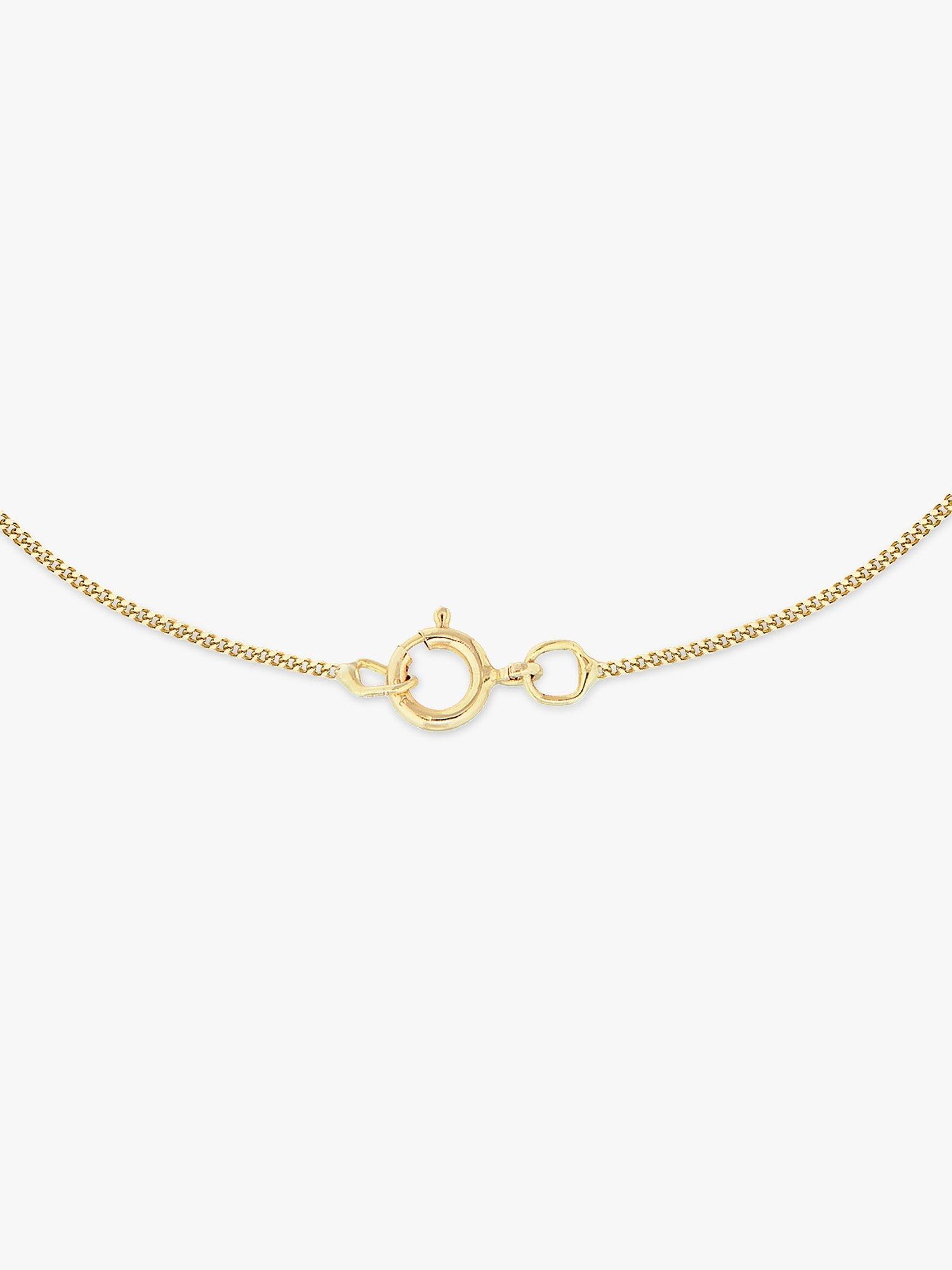 Product image 3 of 4, which shows IBB 9ct Yellow Gold Zodiac Necklace, Virgo