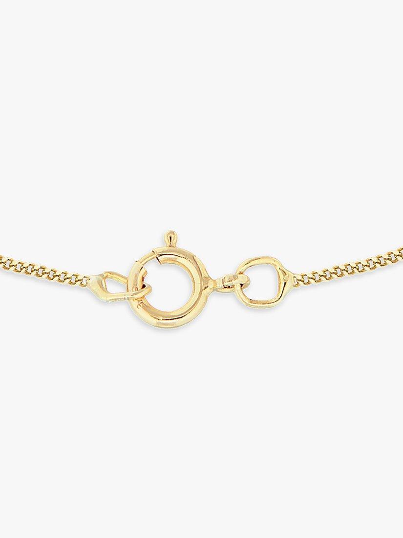 Product image 3 of 4, which shows IBB 9ct Yellow Gold Zodiac Necklace, Capricorn