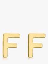 IBB 9ct Gold Initial Stud Earrings