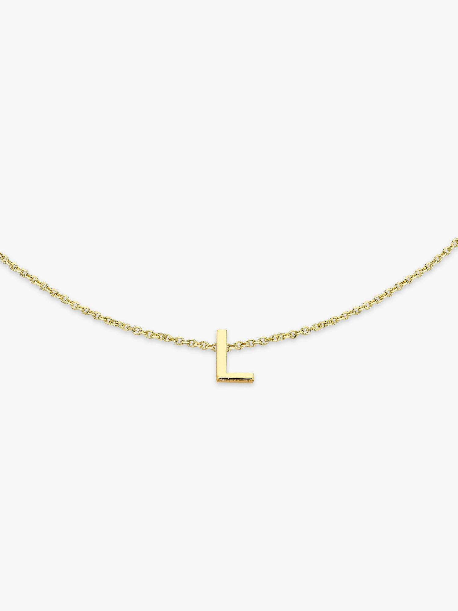 Product image 2 of 5, which shows IBB 9ct Yellow Gold Initial Bracelet, L