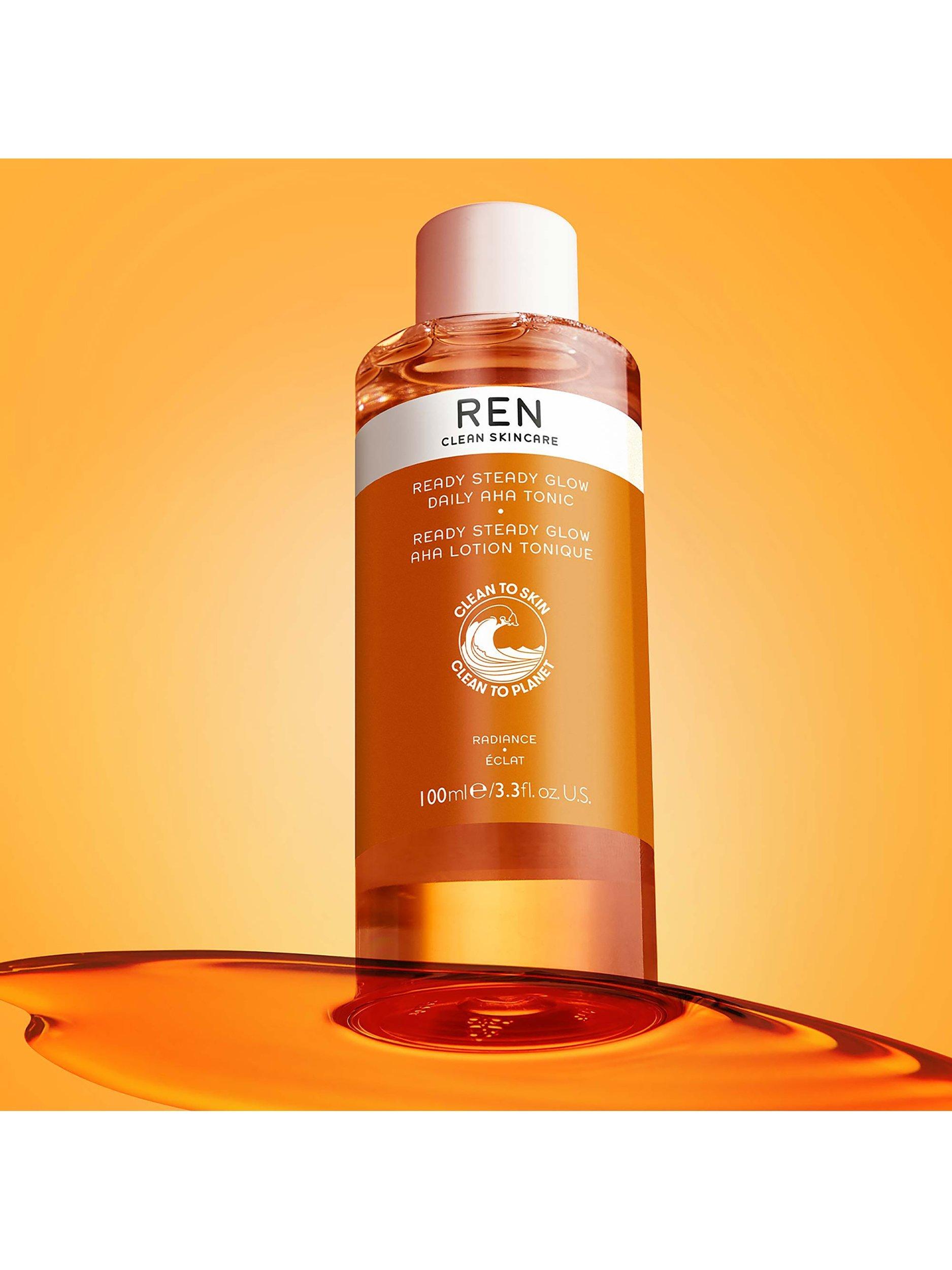 REN Clean Skincare Ready Steady Glow Daily AHA Tonic, 100ml