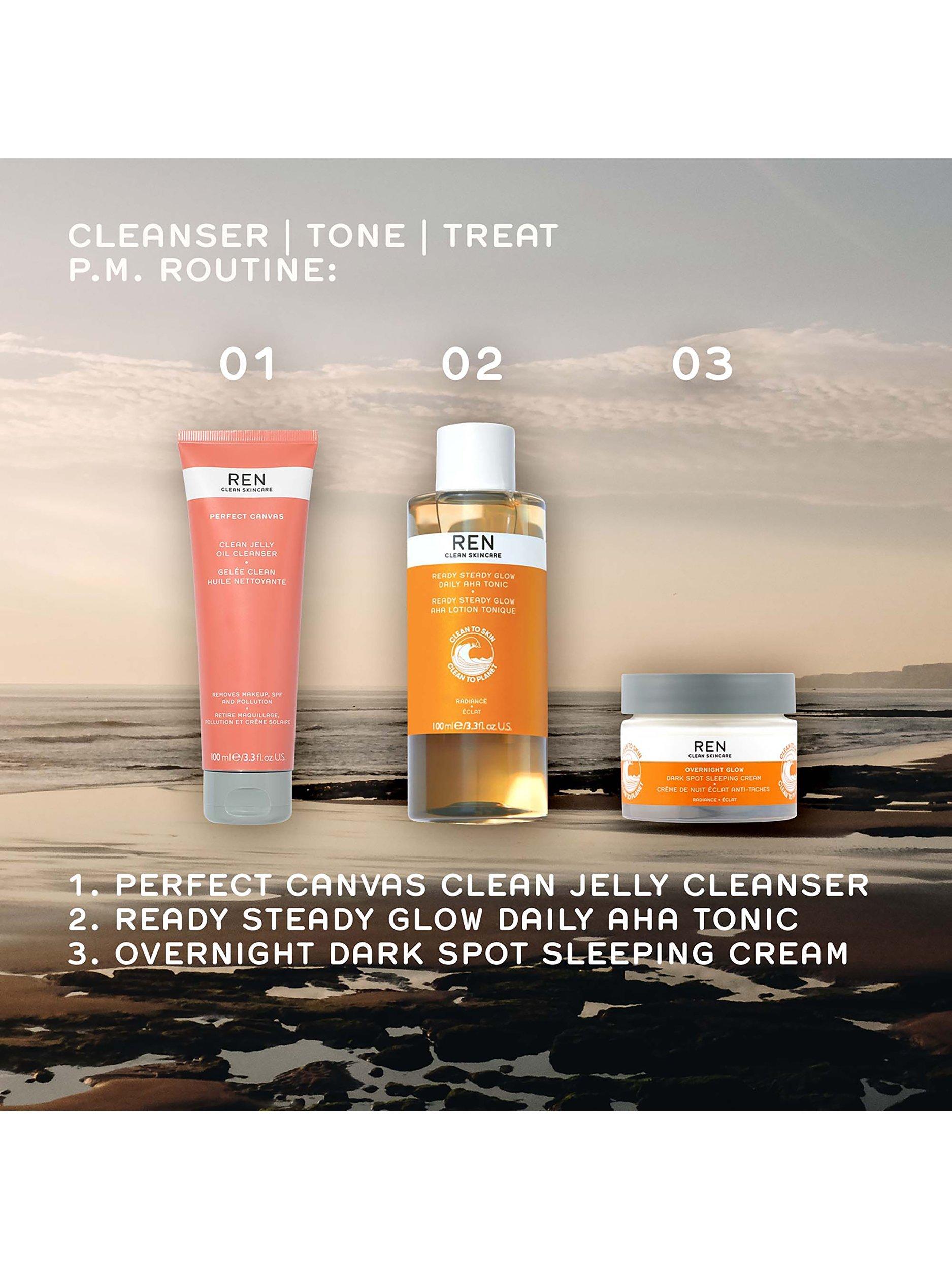 REN Clean Skincare Ready Steady Glow Daily AHA Tonic, 100ml