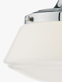Där Caden Semi Flush Ceiling Light, Polished Chrome - view 2, Polished Chrome
