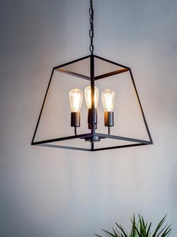 Där Academy Lantern Ceiling Light - view 2, Black