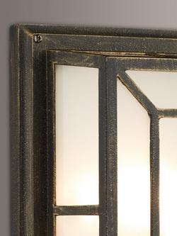 Där Trent Outdoor Wall Light, Black/Gold - view 2, Black/Gold