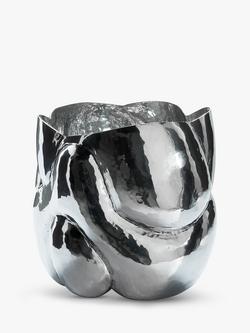 Tom Dixon Cloud Vase, H21cm, Silver - view 2, Silver