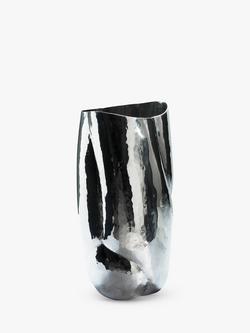 Tom Dixon Cloud Vase, H43.5cm, Silver - view 2, Silver