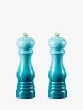 Le Creuset Classic Salt & Pepper Mills, Set of 2, Teal