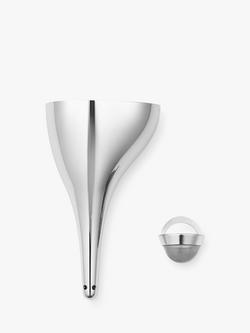Georg Jensen Sky Stainless Steel Wine Funnel & Aerator, Silver, Silver